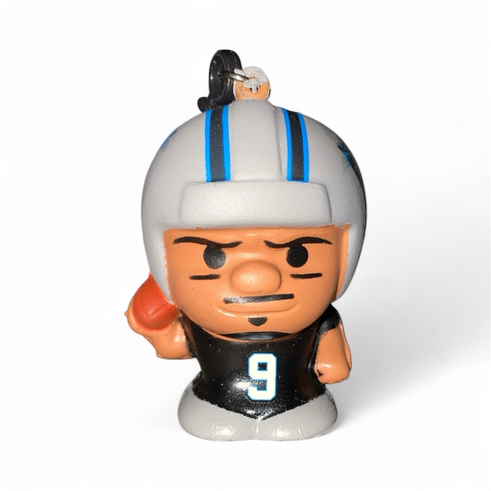 NFL 2025 Squeezy Mates, 2.5” Keychain, Carolina Panthers Bryce Young QB #9